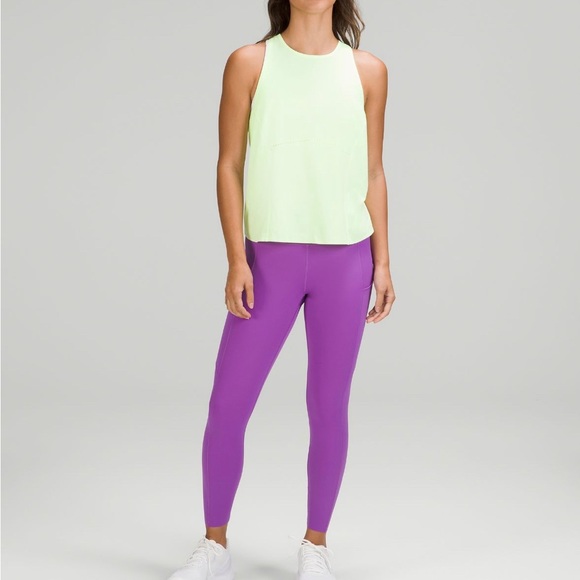 Lululemon Fast and Free HR crop 23” - Picture 2 of 7